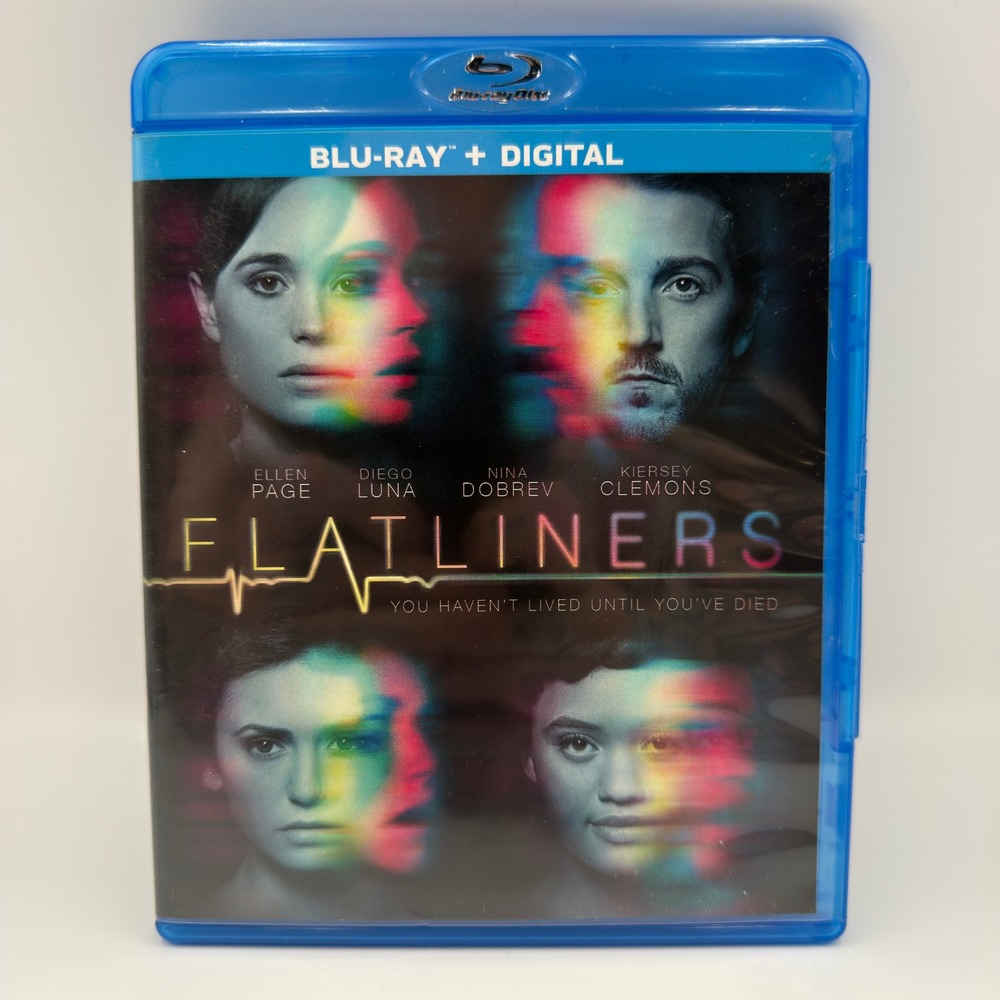 Flatliners Blu-ray 2017 Sci-Fi Thriller Ellen Page Diego Luna Nina Dobrev Sony